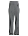 Dior Man Pants Grey Size 26 Virgin Wool In Gray