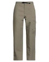 Dior Man Pants Military Green Size 34 Polyamide, Cotton, Polyurethane In Gray