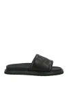 Dior Man Sandals Black Size 9 Leather In Black