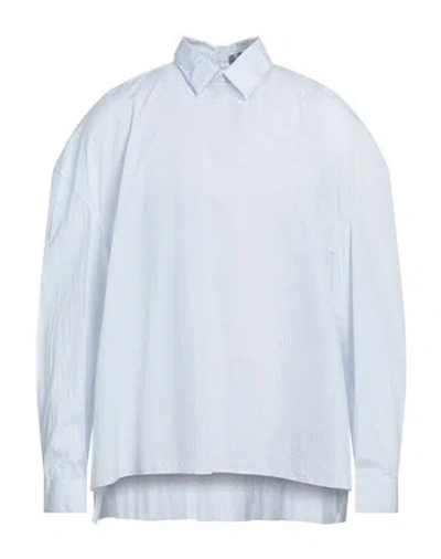 Dior Man Shirt Azure Size 15 ¾ Cotton, Viscose In Blue