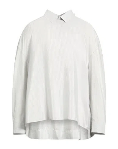 Dior Man Shirt Ivory Size 16 Silk In White
