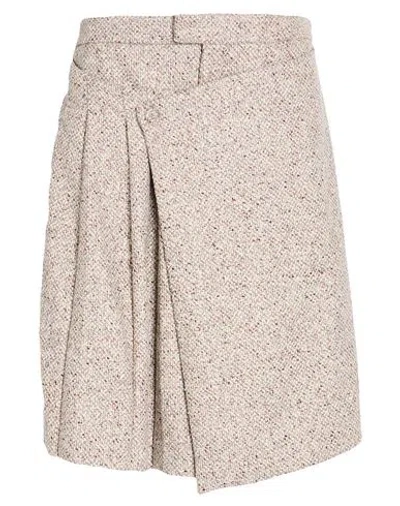 Dior Man Shorts & Bermuda Shorts Taupe Size 34 Virgin Wool, Polyamide, Silk, Cotton, Polyester In Neutral