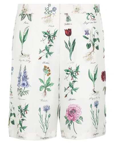 Dior Man Shorts & Bermuda Shorts White Size 38 Polyester, Cotton