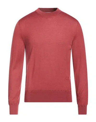 Dior Man Sweater Brick Size M Cashmere In Red