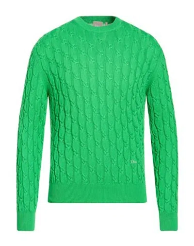 Dior Man Sweater Green Size S Cotton
