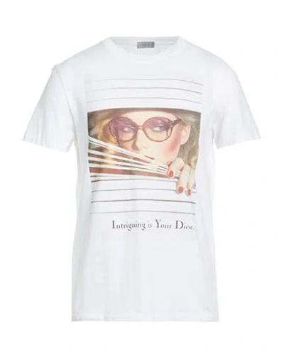 Dior Man T-shirt White Size L Cotton