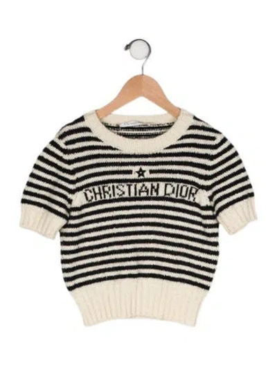 Pre-owned Dior Marinière Striped Sweater In Neutral