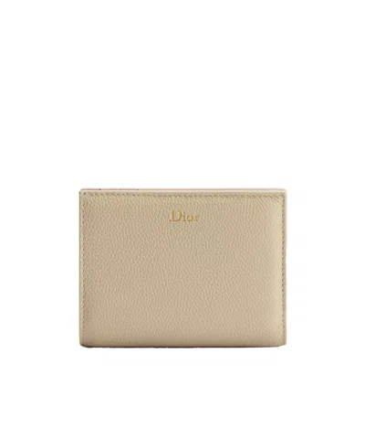 Dior Médaillon Begonia Wallet In Pink
