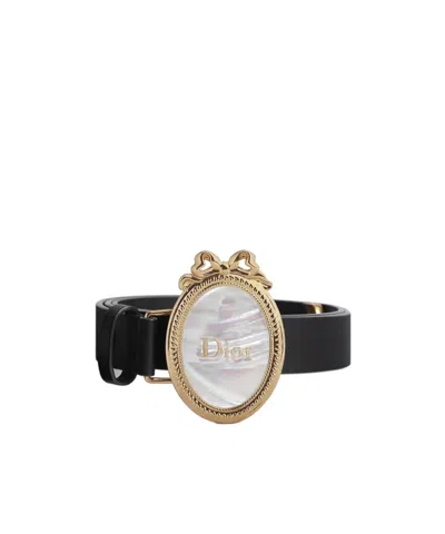 Dior Médaillon Belt In Black