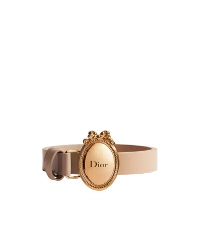 Dior Médaillon Belt In Brown