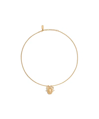 Dior Médaillon Necklace In Gold