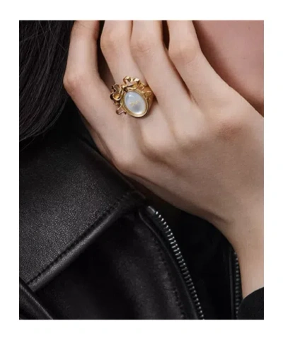 Dior Médaillon Ring In Yellow