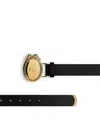 Dior Medal Belt In Black