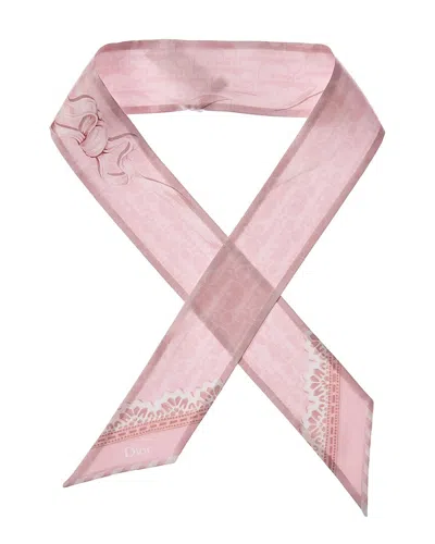 Dior Medallion Silk Scarf In Multi