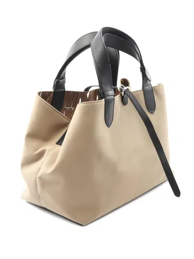 Pre-owned Dior Medium 10's Toujours Tote Bag In Neutral