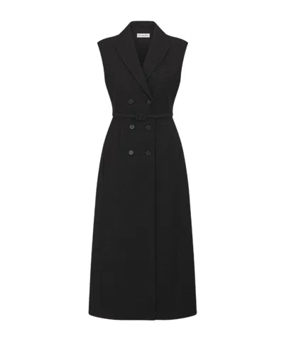 Dior Medium And Long Suit Dress In Black