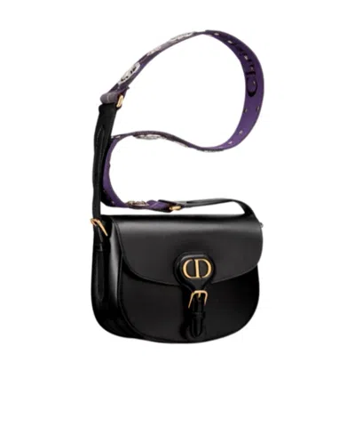 Dior Medium Bobby Shoulder Bag In Black