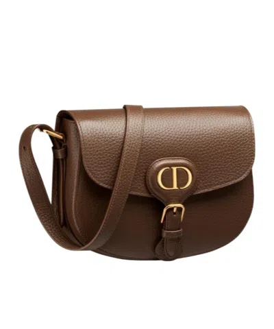 Dior Medium Bobby Shoulder Bag In Brown