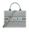 Dior Small Book Tote Shoulder Bag In Blue