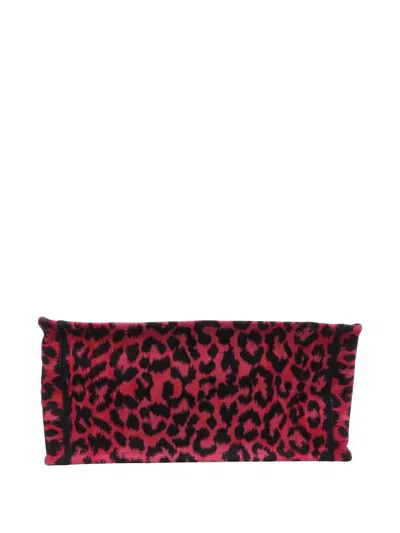 Pre-owned Dior Medium Book Tote Bag In Red