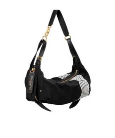 Dior Medium D-journey Bag In Black