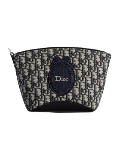 Dior Medium  Blooming Clutch In Black