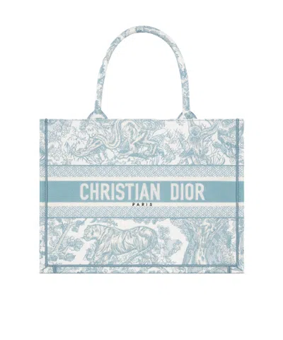 Dior Medium  Book Tote In Multi