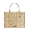 Dior Medium  Book Tote With Strap In Brown