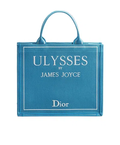 Dior Medium  Book Tote With Strap In Orange