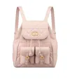 Dior Medium  Caro Backpack In Pink