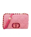 Dior Caro M Canvas In Pink