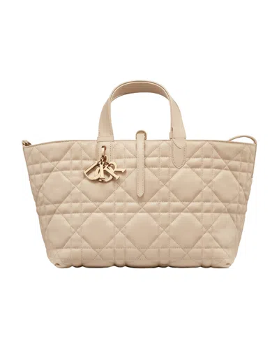 Dior Medium  Toujours Handbag In Nude