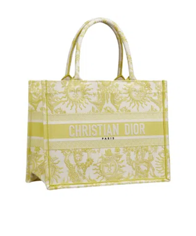 Dior Medium Iviera Book Tote Handbag In Nude