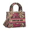 Dior Medium Iviera Lady D-lite Shoulder Bag In Multicolor