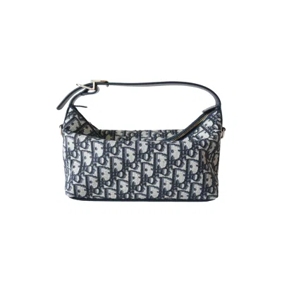 Dior Medium Travel Nomad Pouch Navy Blue