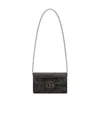 Dior Medium Double Shoulder Bag In Black