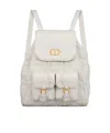 Dior Medium Flip Shoulder Bag In Milky White