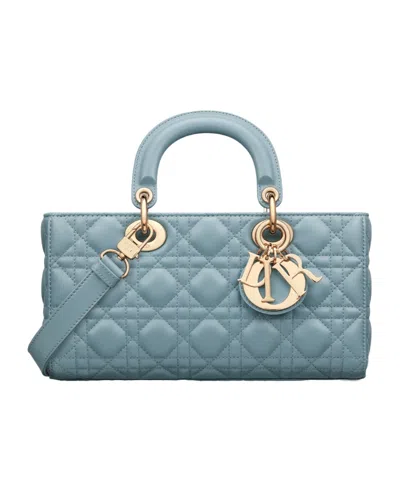 Dior Medium Lady D-joy Shoulder Bag In Blue