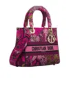 Dior Medium Lady D-lite Shoulder Bag In Red