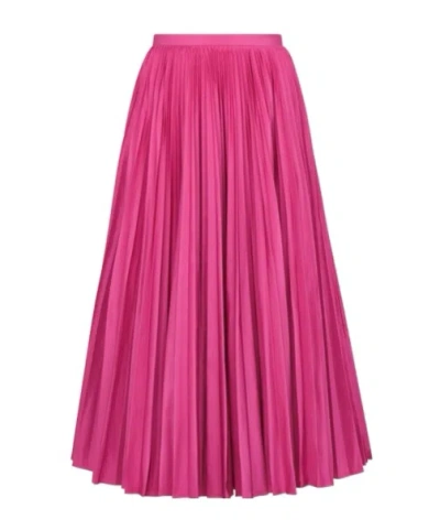 DIOR CHRISTIAN DIOR PLEATED MIDI SKIRT
