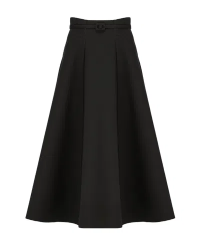 Dior Medium Length Skirt In Black