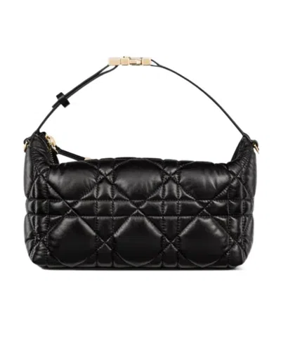 Dior Medium Logo Handbag In Black