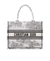 Dior Medium Logo Handbag In White