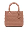 Dior Medium Matte Handbag In Pink