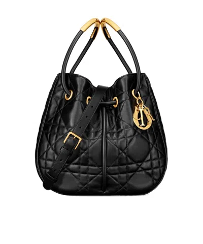 Dior Medium Nolita Shoulder Bag In Black