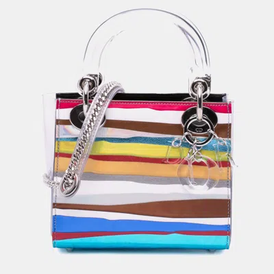 Pre-owned Dior Medium Pvc Technical Fabric Handbag In Multi