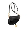 Dior Medium Saddle Shoulder Bag In Black