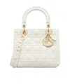 Dior Medium Soft Lady  Bag In White
