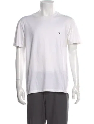 Pre-owned Dior Men 2017 Bee Accent T-shirt In White
