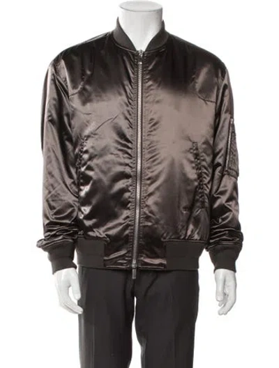 Pre-owned Dior Men 2019 Bomber Jacket In Gray